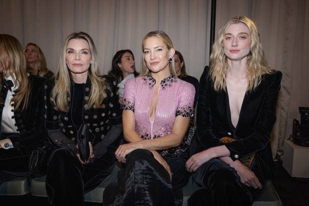 PFW - Giorgio Armani Prive Front Row Michelle Pfeiffer, Kate Hudson and Elizabeth Debicki attending the Giorgio Armani Prive Haute Couture Week Spring Summer 2026 show as part of Paris Fashion Week on January 27, 2026 in Paris, France. Photo by Alexis Jumeau ABACAPRESS.COM Paris France  Copyright: xJumeauxAlexis ABACAx