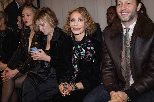 PFW - Giorgio Armani Prive Front Row Valeria Bruni Tedeschi, Marisa Berenson and Derek Blasberg attending the Giorgio Armani Prive Haute Couture Week Spring Summer 2026 show as part of Paris Fashion Week on January 27, 2026 in Paris, France. Photo by Alexis Jumeau ABACAPRESS.COM Paris France  Copyright: xJumeauxAlexis ABACAx