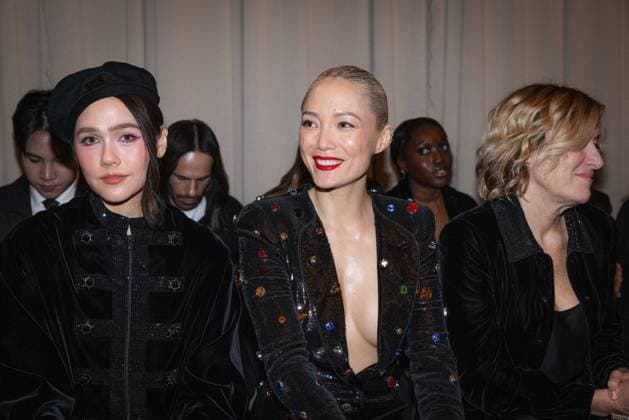 PFW - Giorgio Armani Prive Front Row Araya Hargate and Pom Klementieff attending the Giorgio Armani Prive Haute Couture Week Spring Summer 2026 show as part of Paris Fashion Week on January 27, 2026 in Paris, France. Photo by Alexis Jumeau ABACAPRESS.COM Paris France  Copyright: xJumeauxAlexis ABACAx