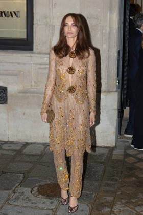 PFW Haute Couture Armani Outside Arrivals Eugenia Silva arriving at the Schiaparelli show during Paris Fashion Week Haute Couture on January 27, 2026 in Paris, France. Photo by Nasser Berzane ABACAPRESS.COM Paris France  Copyright: xBerzanexNasser ABACAx
