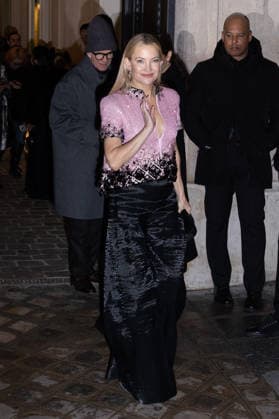 PFW Haute Couture Armani Outside Arrivals Kate Hudson arriving at the Schiaparelli show during Paris Fashion Week Haute Couture on January 27, 2026 in Paris, France. Photo by Nasser Berzane ABACAPRESS.COM Paris France  Copyright: xBerzanexNasser ABACAx