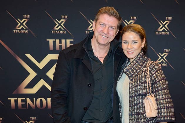 Marko Rehmer with wife Daniela Rehmer THE X TENORS Show Premiere at the Estrel Showtheater in Berlin on 27 01 2026 THE X TENORS Show Premiere