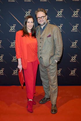 Ulrike Frank with husband Marc Schubring THE X TENORS Show Premiere at the Estrel Showtheater in Berlin on 27 01 2026 THE X TENORS Show Premiere