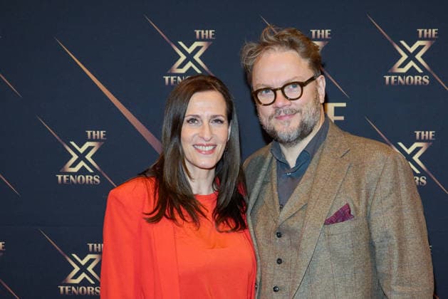 Ulrike Frank with husband Marc Schubring THE X TENORS Show Premiere at the Estrel Showtheater in Berlin on 27 01 2026 THE X TENORS Show Premiere