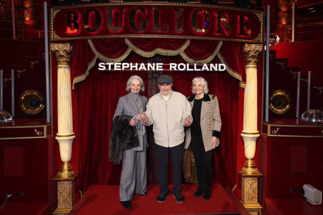 PFW Stephane Rolland Photocall 2 A guest, Claude Lelouch and Martine Lelouch attends the Stephane Rolland Menswear Fall Winter 2026-2027 show as part of Paris Fashion Week in Paris, France on January 27, 2026. Photo by Jerome Domine ABACAPRESS.COM France  Copyright: xDominexJerome ABACAx