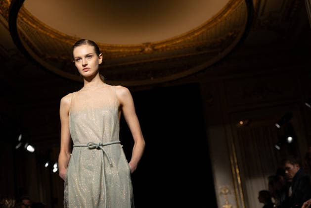 PFW Giorgio Armani Runway - Paris AJ A model presents a creation for Giorgio Armani Prive for Women s Haute Couture Spring Summer 2026 collection fashion show as part of the Paris Haute Couture Fashion Week, in Paris, on January 27, 2026. Photo by Alexis Jumeau ABACAPRESS.COM Paris France  Copyright: xJumeauxAlexis ABACAx