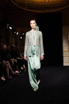 PFW Giorgio Armani Runway - Paris AJ A model presents a creation for Giorgio Armani Prive for Women s Haute Couture Spring Summer 2026 collection fashion show as part of the Paris Haute Couture Fashion Week, in Paris, on January 27, 2026. Photo by Alexis Jumeau ABACAPRESS.COM Paris France  Copyright: xJumeauxAlexis ABACAx