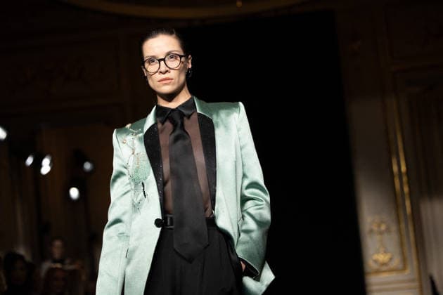 PFW Giorgio Armani Runway - Paris AJ A model presents a creation for Giorgio Armani Prive for Women s Haute Couture Spring Summer 2026 collection fashion show as part of the Paris Haute Couture Fashion Week, in Paris, on January 27, 2026. Photo by Alexis Jumeau ABACAPRESS.COM Paris France  Copyright: xJumeauxAlexis ABACAx