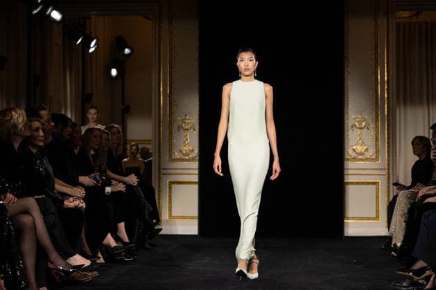 PFW Giorgio Armani Runway - Paris AJ A model presents a creation for Giorgio Armani Prive for Women s Haute Couture Spring Summer 2026 collection fashion show as part of the Paris Haute Couture Fashion Week, in Paris, on January 27, 2026. Photo by Alexis Jumeau ABACAPRESS.COM Paris France  Copyright: xJumeauxAlexis ABACAx
