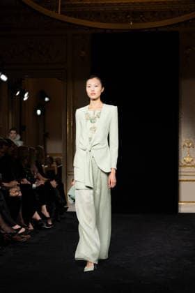PFW Giorgio Armani Runway - Paris AJ A model presents a creation for Giorgio Armani Prive for Women s Haute Couture Spring Summer 2026 collection fashion show as part of the Paris Haute Couture Fashion Week, in Paris, on January 27, 2026. Photo by Alexis Jumeau ABACAPRESS.COM Paris France  Copyright: xJumeauxAlexis ABACAx