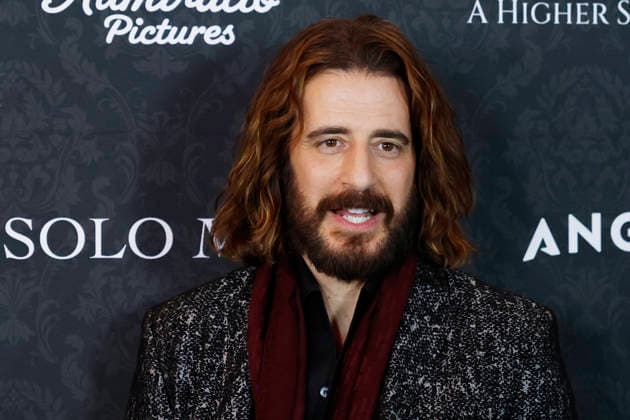 Jonathan Roumie arrives on the red carpet at the Solo Mio New York premiere at Regal Times Square on Tuesday, January 27, 2026 in New York City.  NYP20260127107 JOHNxANGELILLO