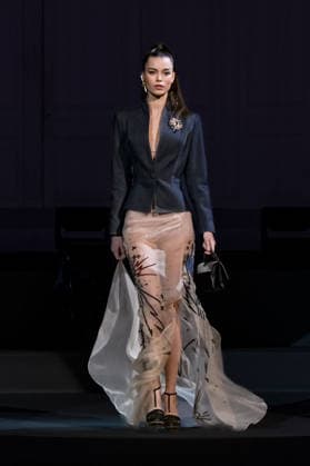 PFW - Julien Fournie Runway Model walks the runway during the Julien Fournie Haute Couture Spring Summer show as part of Paris Fashion Week on January 27, 2026 in Paris, France. Photo by Jana Call me J ABACA Paris Ile de France France  Copyright: xJanaxCallxmexJ ABACAx