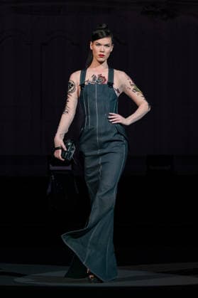 PFW - Julien Fournie Runway Model walks the runway during the Julien Fournie Haute Couture Spring Summer show as part of Paris Fashion Week on January 27, 2026 in Paris, France. Photo by Jana Call me J ABACA Paris Ile de France France  Copyright: xJanaxCallxmexJ ABACAx