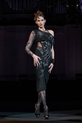 PFW - Julien Fournie Runway Model walks the runway during the Julien Fournie Haute Couture Spring Summer show as part of Paris Fashion Week on January 27, 2026 in Paris, France. Photo by Jana Call me J ABACA Paris Ile de France France  Copyright: xJanaxCallxmexJ ABACAx