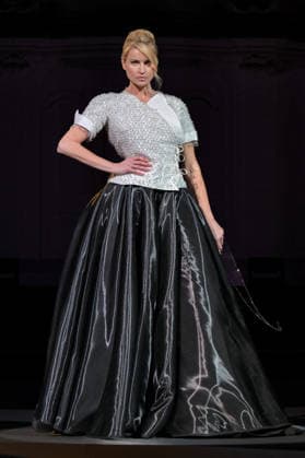 PFW - Julien Fournie Runway Model walks the runway during the Julien Fournie Haute Couture Spring Summer show as part of Paris Fashion Week on January 27, 2026 in Paris, France. Photo by Jana Call me J ABACA Paris Ile de France France  Copyright: xJanaxCallxmexJ ABACAx