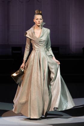 PFW - Julien Fournie Runway A model walks the runway during the Julien Fournie Haute Couture Week Spring Summer 2026 show as part of Paris Fashion Week on January 27, 2026 in Paris, France. Photo by Laurent Zabulon ABACAPRESS.COM Paris France  Copyright: xZabulonxLaurent ABACAx