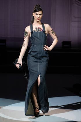 PFW - Julien Fournie Runway A model walks the runway during the Julien Fournie Haute Couture Week Spring Summer 2026 show as part of Paris Fashion Week on January 27, 2026 in Paris, France. Photo by Laurent Zabulon ABACAPRESS.COM Paris France  Copyright: xZabulonxLaurent ABACAx