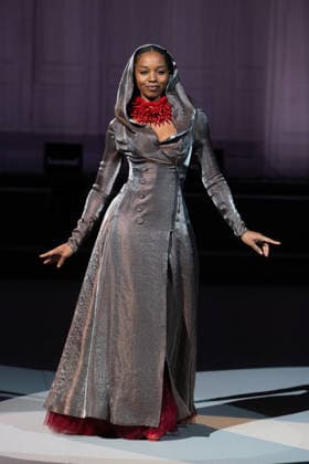 PFW - Julien Fournie Runway A model walks the runway during the Julien Fournie Haute Couture Week Spring Summer 2026 show as part of Paris Fashion Week on January 27, 2026 in Paris, France. Photo by Laurent Zabulon ABACAPRESS.COM Paris France  Copyright: xZabulonxLaurent ABACAx