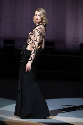PFW - Julien Fournie Runway A model walks the runway during the Julien Fournie Haute Couture Week Spring Summer 2026 show as part of Paris Fashion Week on January 27, 2026 in Paris, France. Photo by Laurent Zabulon ABACAPRESS.COM Paris France  Copyright: xZabulonxLaurent ABACAx