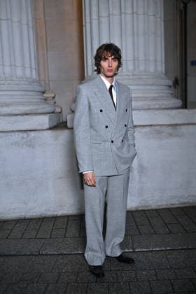 PFW - Saint Laurent Photocall Malcolm McRae attends the Saint Laurent Menswear Fall Winter 2026-2027 show as part of Paris Fashion Week on January 27, 2026 in Paris, France. Photo by Franck Castel ABACAPRESS.COM Paris France  Copyright: xCastelxFranck ABACAx