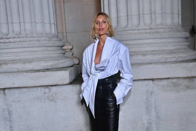 PFW - Saint Laurent Photocall Anja Rubik attends the Saint Laurent Menswear Fall Winter 2026-2027 show as part of Paris Fashion Week on January 27, 2026 in Paris, France. Photo by Franck Castel ABACAPRESS.COM Paris France  Copyright: xCastelxFranck ABACAx