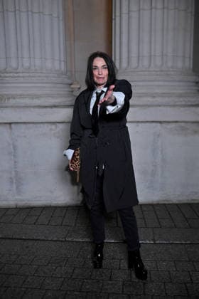 PFW - Saint Laurent Photocall Béatrice Dalle attends the Saint Laurent Menswear Fall Winter 2026-2027 show as part of Paris Fashion Week on January 27, 2026 in Paris, France. Photo by Franck Castel ABACAPRESS.COM Paris France  Copyright: xCastelxFranck ABACAx