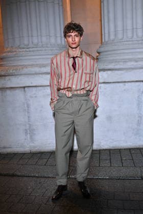 PFW - Saint Laurent Photocall Vassili Schneider attends the Saint Laurent Menswear Fall Winter 2026-2027 show as part of Paris Fashion Week on January 27, 2026 in Paris, France. Photo by Franck Castel ABACAPRESS.COM Paris France  Copyright: xCastelxFranck ABACAx