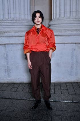 PFW - Saint Laurent Photocall Kento Yamazaki attends the Saint Laurent Menswear Fall Winter 2026-2027 show as part of Paris Fashion Week on January 27, 2026 in Paris, France. Photo by Franck Castel ABACAPRESS.COM Paris France  Copyright: xCastelxFranck ABACAx