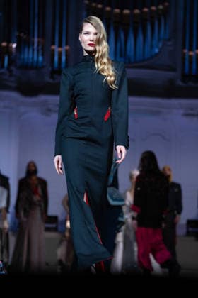 Julien FourniÃ - Runway - Paris Fashion Week - Haute Couture Week Spring Summer 2026 A model walks the runway during the Julien FourniÃ Haute Couture Week Spring Summer 2026 show as part of Paris Fashion Week, Credit:Lounis Tiar Avalon France, Paris  Copyright: xLounisxTiarx xAvalonx 1069883012