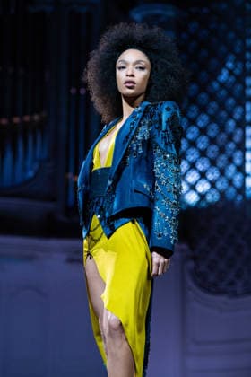 Julien FourniÃ - Runway - Paris Fashion Week - Haute Couture Week Spring Summer 2026 A model walks the runway during the Julien FourniÃ Haute Couture Week Spring Summer 2026 show as part of Paris Fashion Week, Credit:Lounis Tiar Avalon France, Paris  Copyright: xLounisxTiarx xAvalonx 1069884054