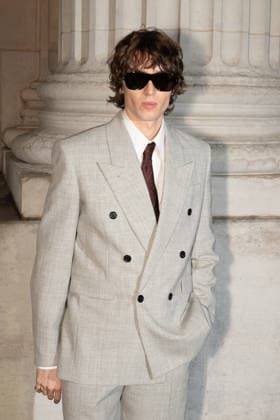 PFW - Saint Laurent Photocall Malcolm McRae attends the Saint Laurent Haute Couture Week Spring Summer 2026 show as part of Paris Fashion Week on January 27, 2026 in Paris, France. Photo by Laurent Zabulon ABACAPRESS.COM Paris France  Copyright: xZabulonxLaurent ABACAx