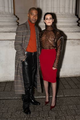 PFW - Saint Laurent Photocall Kid Cudi and Lola Abecassis Sartore attend the Saint Laurent Haute Couture Week Spring Summer 2026 show as part of Paris Fashion Week on January 27, 2026 in Paris, France. Photo by Laurent Zabulon ABACAPRESS.COM Paris France  Copyright: xZabulonxLaurent ABACAx