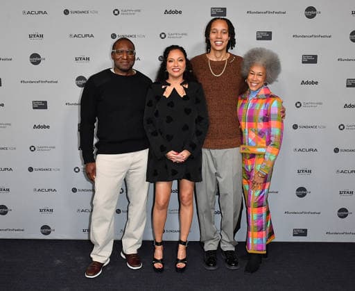 2026 Sundance Film Festival - The Brittney Griner Story Premiere Brian Lockhart, Alex Stapleton, Brittney Griner, Marsha Cooke attend The Brittney Griner Story Premiere during the 2026 Sundance Film Festival at The Ray Theatre on January 27, 2026 in Park City, Utah. Park City The Ray Theatre Utah United States of America Copyright: xCxFlanigan imageSPACEx