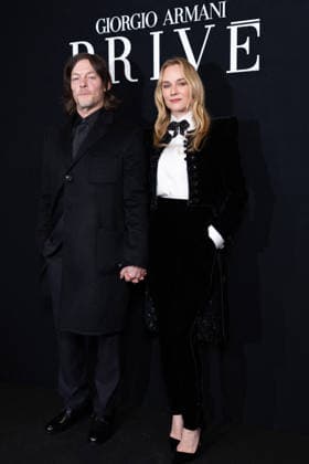 Norman Reedus and his partner Diane Kruger at the photocall of the Armani Privé Haute Couture Spring Summer 2026 Collection fashion show, during Paris Fashion Week January 27th 2026 Julien Sarkissian Bestimage Celebrities at the photocall of the Armani Privé Haute Couture Spring Summer 2026 Collection fashion show, during Paris Fashion Week January 27th 2026 Paris France  Copyright: xJulienxSarkissianx xBestimagexJulienxSarkissianx xBestimagex