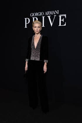 Sabine Getty at the photocall of the Armani Privé Haute Couture Spring Summer 2026 Collection fashion show, during Paris Fashion Week January 27th 2026 Julien Sarkissian Bestimage Celebrities at the photocall of the Armani Privé Haute Couture Spring Summer 2026 Collection fashion show, during Paris Fashion Week January 27th 2026 Paris France  Copyright: xJulienxSarkissianx xBestimagexJulienxSarkissianx xBestimagex