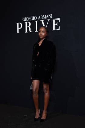 Oumy Bruni Garrel daughter of Louis Garrel and Valeria Bruni Tedeschi at the photocall of the Armani Privé Haute Couture Spring Summer 2026 Collection fashion show, during Paris Fashion Week January 27th 2026 Julien Sarkissian Bestimage Celebrities at the photocall of the Armani Privé Haute Couture Spring Summer 2026 Collection fashion show, during Paris Fashion Week January 27th 2026 Paris France  Copyright: xJulienxSarkissianx xBestimagexJulienxSarkissianx xBestimagex