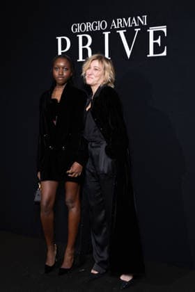 Oumy Bruni Garrel daughter of Louis Garrel and Valeria Bruni Tedeschi , Valeria Bruni Tedeschi at the photocall of the Armani Privé Haute Couture Spring Summer 2026 Collection fashion show, during Paris Fashion Week January 27th 2026 Paris France Julien Sarkissian Bestimage Celebrities at the photocall of the Armani Privé Haute Couture Spring Summer 2026 Collection fashion show, during Paris Fashion Week January 27th 2026 Paris France  Copyright: xJulienxSarkissianx xBestimagexJulienxSarkissianx xBestimagex
