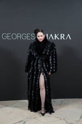 Araya Alberta Hargate at Georges Chakra Haute Couture Spring Summer 2026 Collection fashion show, during Paris Fashion Week on january 27th 2026 Anne Sophie Guebey Bestimage Celebrities at Georges Chakra Haute Couture Spring Summer 2026 Collection fashion show, during Paris Fashion Week on january 27th 2026 Paris France  Copyright: xAnne-SophiexGuebeyx xBestimagexAnne-SophiexGuebeyx xBestimagex