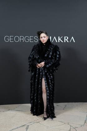Araya Alberta Hargate at Georges Chakra Haute Couture Spring Summer 2026 Collection fashion show, during Paris Fashion Week on january 27th 2026 Anne Sophie Guebey Bestimage Celebrities at Georges Chakra Haute Couture Spring Summer 2026 Collection fashion show, during Paris Fashion Week on january 27th 2026 Paris France  Copyright: xAnne-SophiexGuebeyx xBestimagexAnne-SophiexGuebeyx xBestimagex