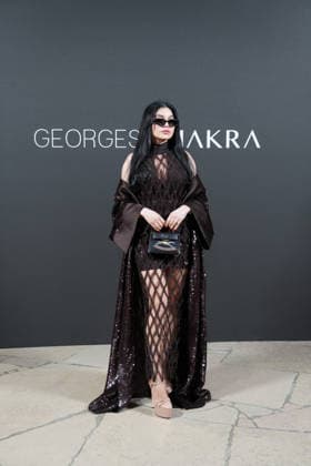 Haifa Wehbe at Georges Chakra Haute Couture Spring Summer 2026 Collection fashion show, during Paris Fashion Week on january 27th 2026 Anne Sophie Guebey Bestimage Celebrities at Georges Chakra Haute Couture Spring Summer 2026 Collection fashion show, during Paris Fashion Week on january 27th 2026 Paris France  Copyright: xAnne-SophiexGuebeyx xBestimagexAnne-SophiexGuebeyx xBestimagex