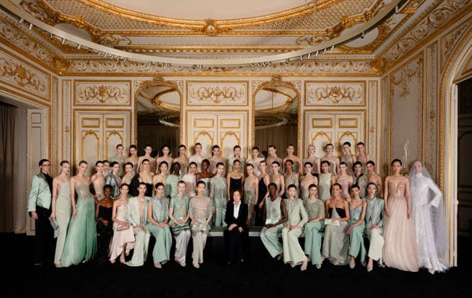 Paris Haute Couture SS 2026 Giorgio Armani PrivÃ fashion show Silvana Armani with models Palazzo Armani - Paris, France Silvana Armani Paris Haute Couture SS 2026 Giorgio Armani PrivÃ fashion show Silvana Armani with models Palazzo Armani - Paris, France 27th January 2026 SGPItalia id 133680_001 Not Exclusive  Copyright: xSTEFANOxGUINDANI SGPx