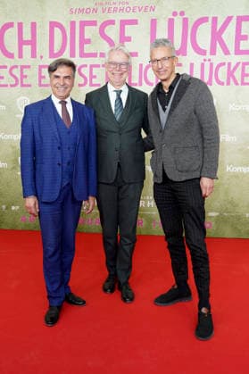 Christian Röhrig, Hans Joachim Heßler and Alexander Wolfrum at the premiere of the film Ach, diese Lücke, diese entsetzliche Lücke at Mathäser Filmpalast Munich, 27 01 2026 Foto:xN.xKolinzx xFuturexImagex luecke_6109