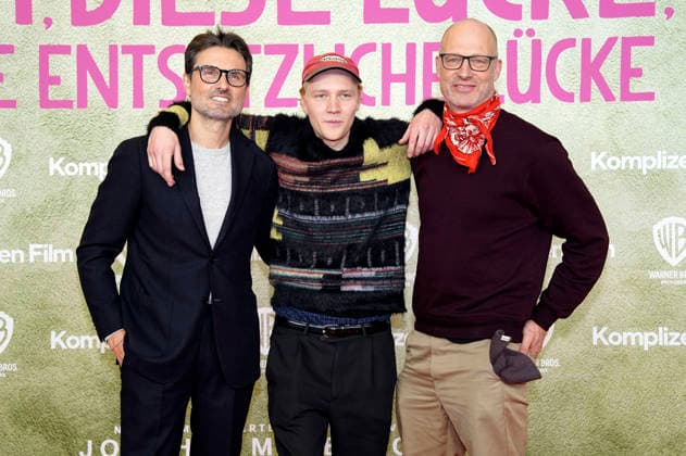 Simon Verhoeven, Bruno Alexander and Joachim Meyerhoff at the premiere of the film Ach, diese Lücke, diese entsetzliche Lücke at Mathäser Filmpalast Munich, 27 01 2026 Foto:xN.xKolinzx xFuturexImagex luecke_6132