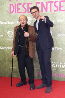Nikolaus Paryla and Simon Verhoeven at the premiere of the film Ach, diese Lücke, diese entsetzliche Lücke at Mathäser Filmpalast Munich, 27 01 2026 Foto:xN.xKolinzx xFuturexImagex luecke_6146