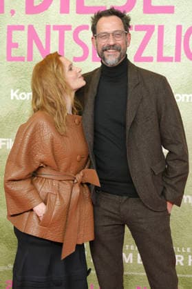 Karoline Herfurth and Christopher Doll at the premiere of the movie Ach, diese Lücke, diese entsetzliche Lücke at Mathäser Filmpalast Munich, 27 01 2026 Foto:xN.xKolinzx xFuturexImagex luecke_6209