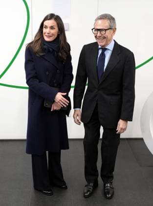 Spanish Queen Letizia during a working meeting with the (AECC) in Madrid on Wednesday, 28 January 2026 Cordon Press 