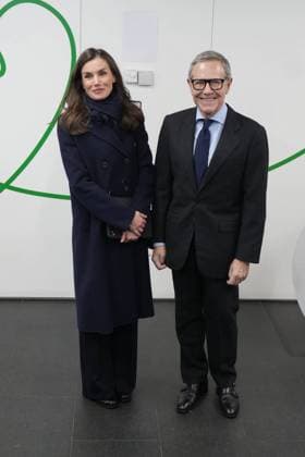 Spanish Queen Letizia during a working meeting with the (AECC) in Madrid on Wednesday, 28 January 2026 Cordon Press 