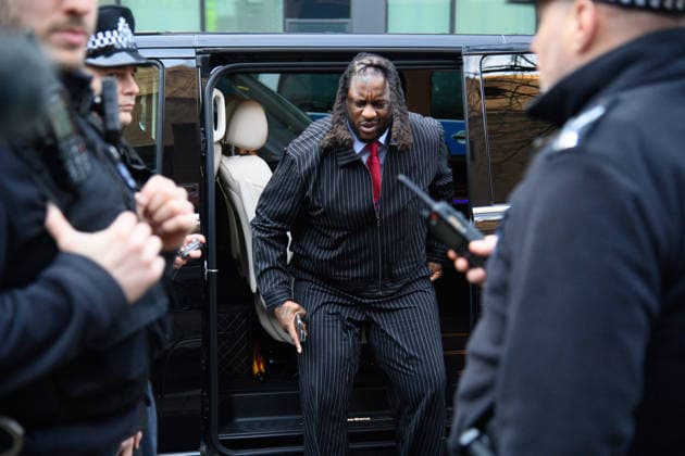 Chris Brown Arrives at Southwark Crown Court, London, UK - Wed 28 Jan 2026 Omololu Akinlolu, arrives at Southwark Crown Court in London, England, UK on Wednesday 28 January, 2026., Credit:Justin Ng Avalon UK, England, London, Southwark Crown Court Copyright: xJustinxNgx xAvalonx 1069968140