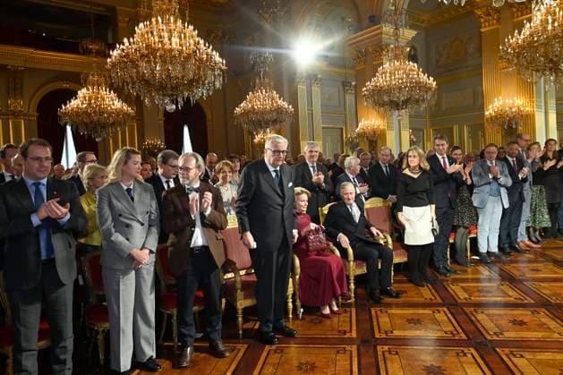 King Philippe and Queen Mathilde receive the country s leading authorities BRUSSELS, BELGIUM - JANUARY 28 : To mark the New Year, King Philippe and Queen Mathilde receive the country s leading authorities at the Royal Palace in Brussels, in the presence of Prince Laurent and Princess Claire. King Philippe and Prime Minister Bart De Wever deliver their annual address to the country s authorities on January 28, 2026 in Brussels, Belgium, 28 01 2026 Brussels Belgium  Copyright: xDidierxLebrunx