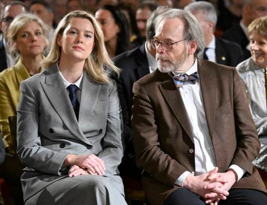King Philippe and Queen Mathilde receive the country s leading authorities BRUSSELS, BELGIUM - JANUARY 28 : To mark the New Year, King Philippe and Queen Mathilde receive the country s leading authorities at the Royal Palace in Brussels, in the presence of Prince Laurent and Princess Claire. King Philippe and Prime Minister Bart De Wever deliver their annual address to the country s authorities. Els Van Doesburg & Peter De Roover (N-VA) pictured during the ceremony on January 28, 2026 in Brussels, Belgium, 28 01 2026 Brussels Belgium  Copyright: xDidierxLebrunx